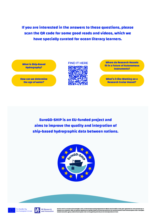 ocean literacy sheet with qr code